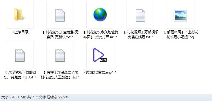 你的甜心雪碧（1V 645M）百度盘