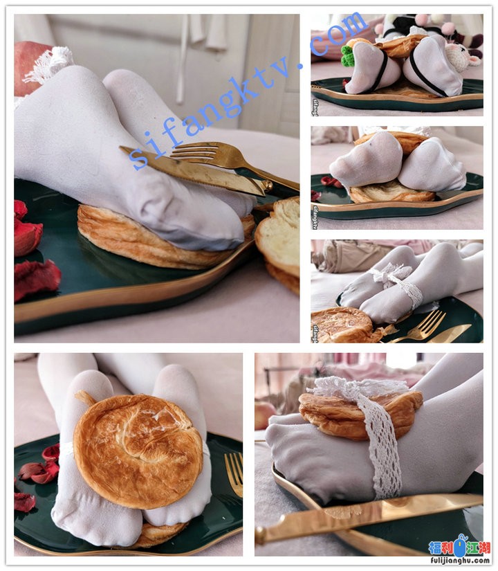 足控福利 超萌超嫩地瓜小盆友 棉袜酸奶面包西餐超有食欲【648MB】