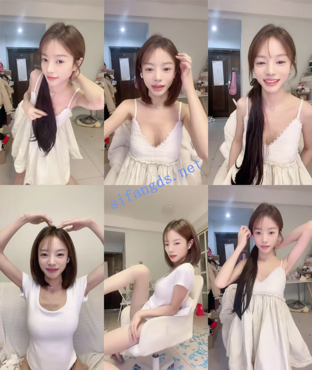 ☑️核弹！短发校花~20小时~【彩色小熊】丝袜~道具狂插~！