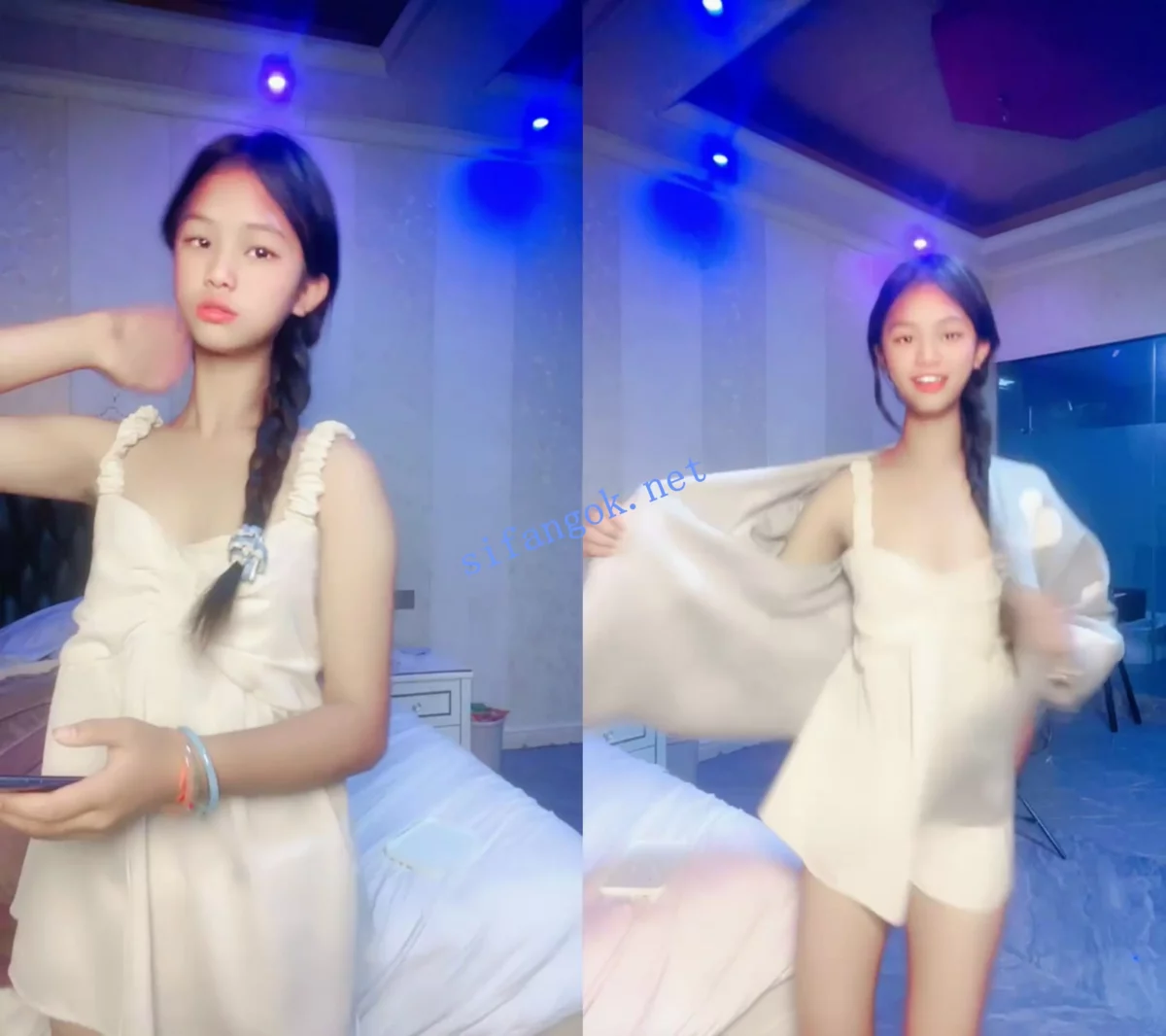 ██【活泼的安欣】小妹妹下海直播，露奶露逼赚点过年费