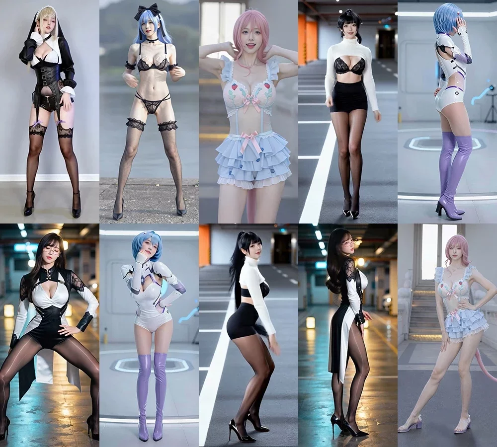 B站UP主AI福利翻跳舞蹈四【6V】【417M】
