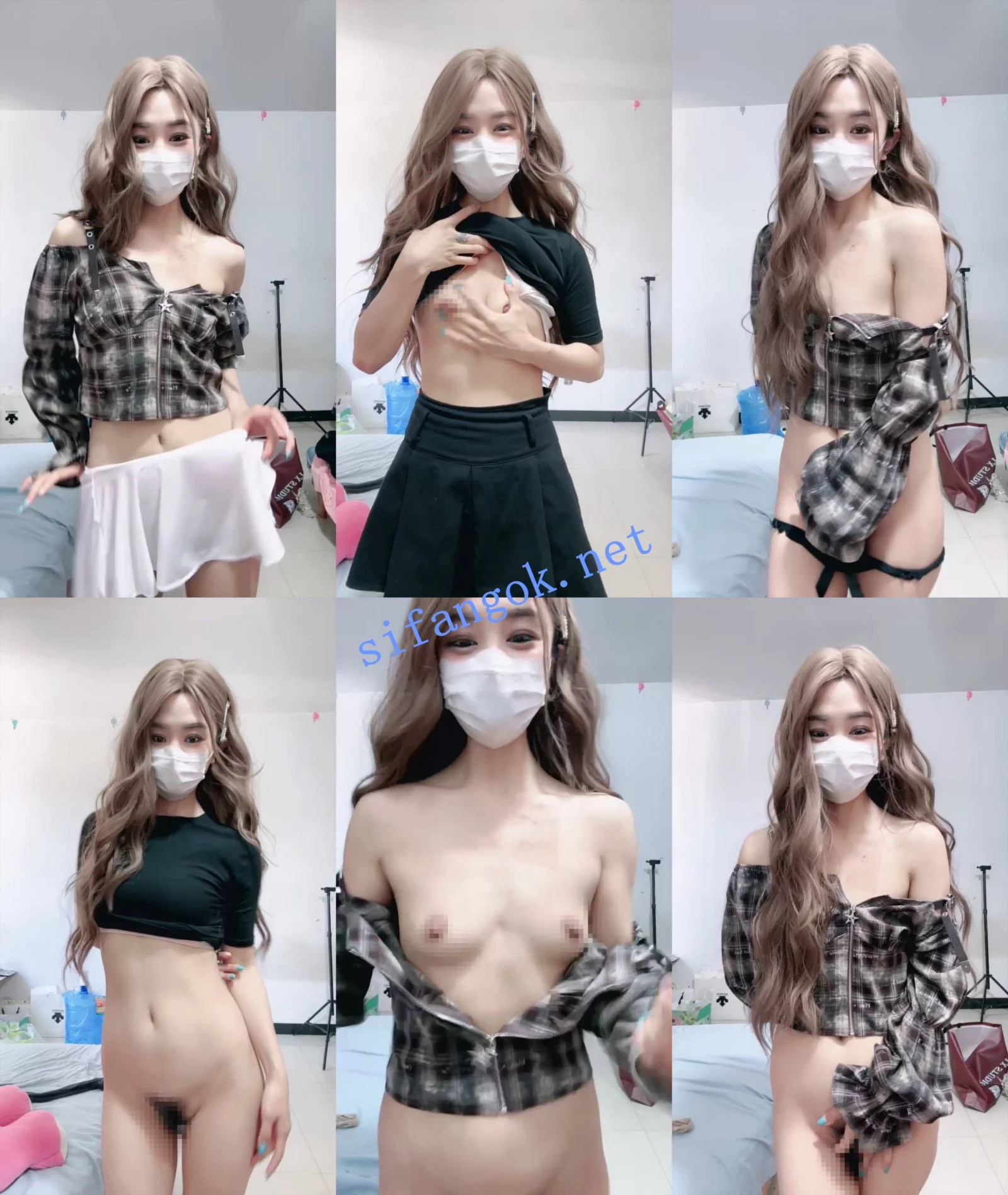 ♆【18岁女孩】美乳女学生! 浓密毛毛逼~扩阴窥看宫底~喷水!