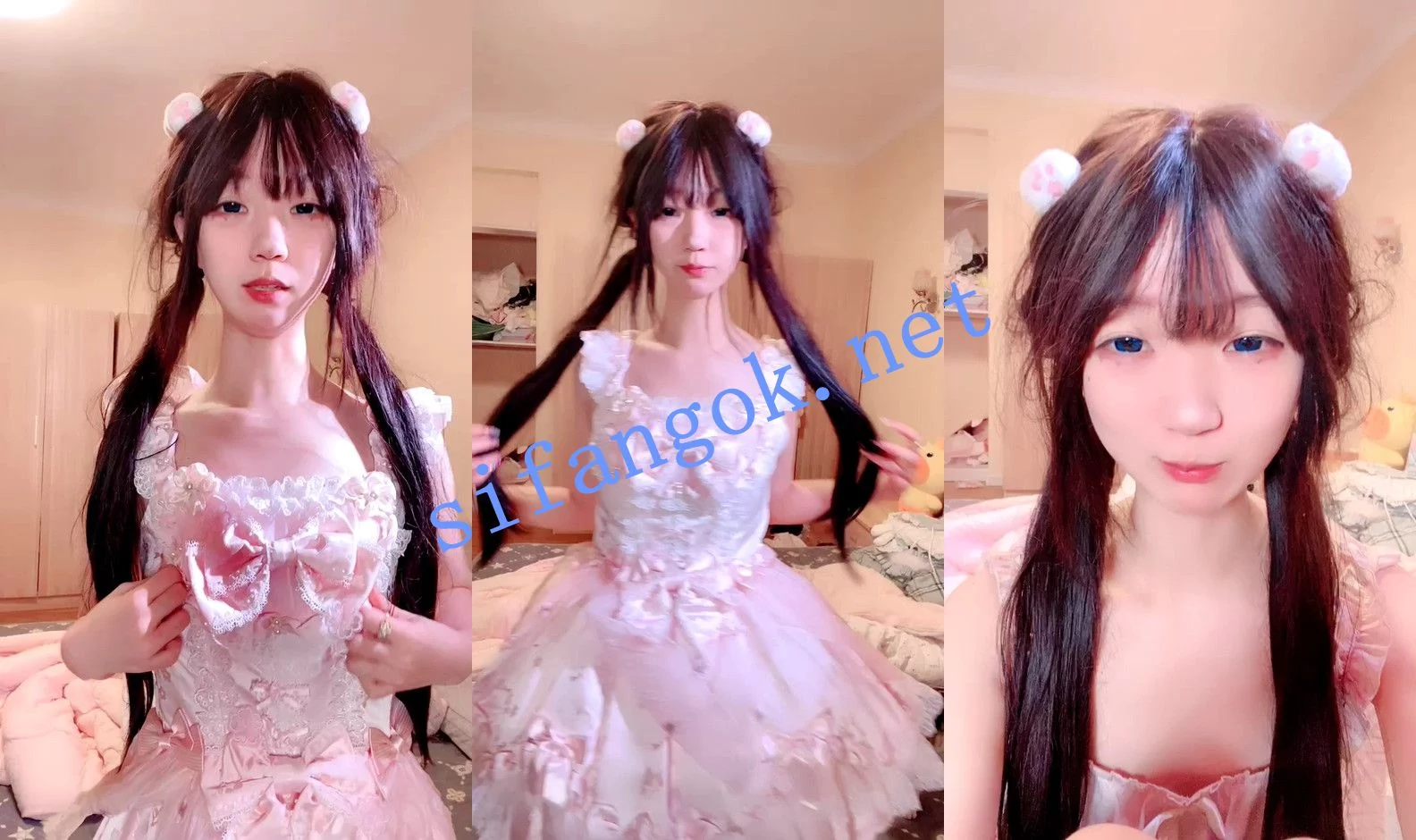⚡【邪恶双马尾】超漂亮少萝天花板！粉嫩三点白虎一线天~