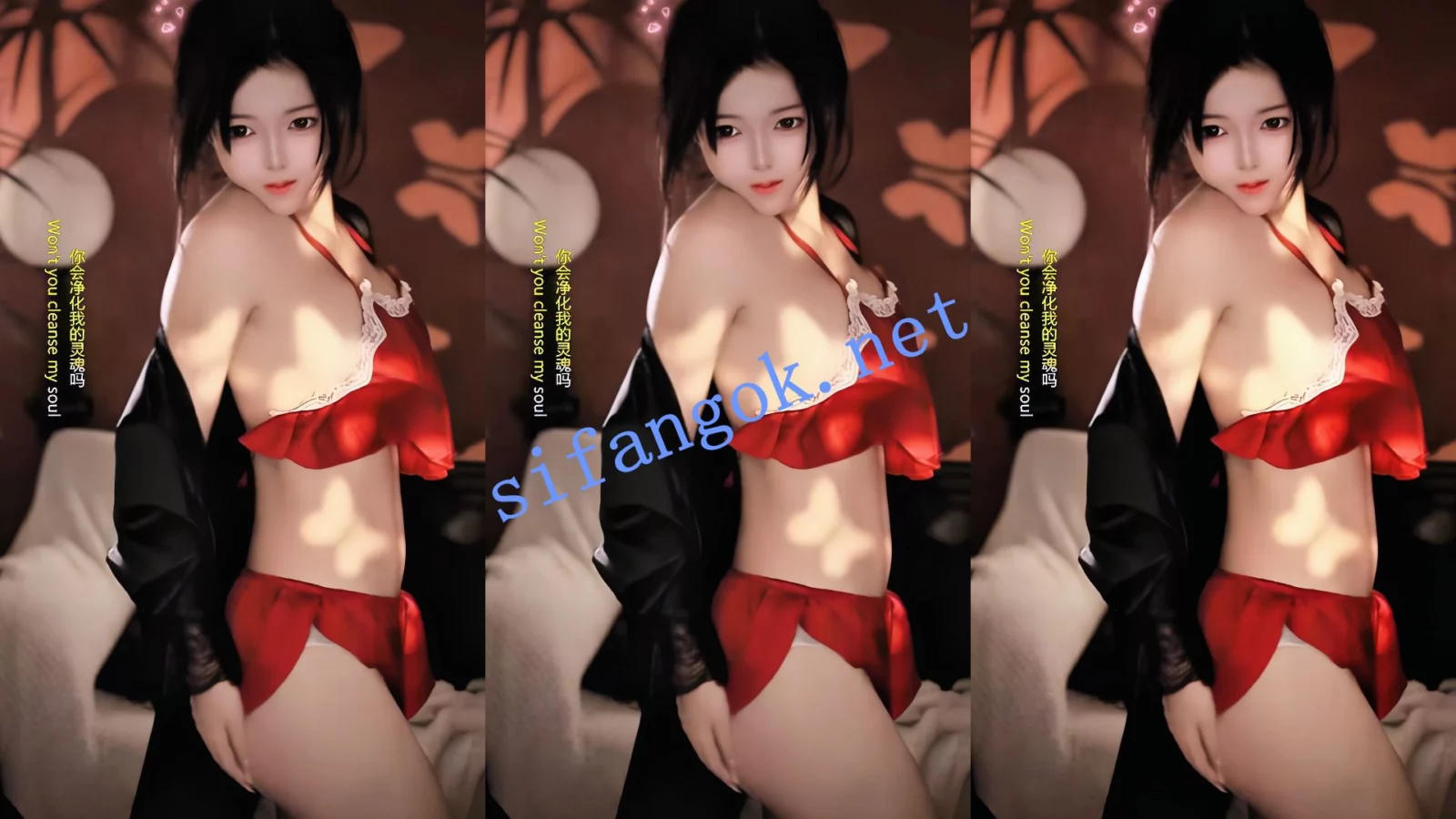 【来秀】幺鸡 骚气美女超骚精选7V  真空裸背 透视漏内