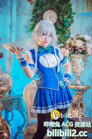 [Cosplay] [风色夭夭]东方眼镜乡 十六夜咲夜 [99M]